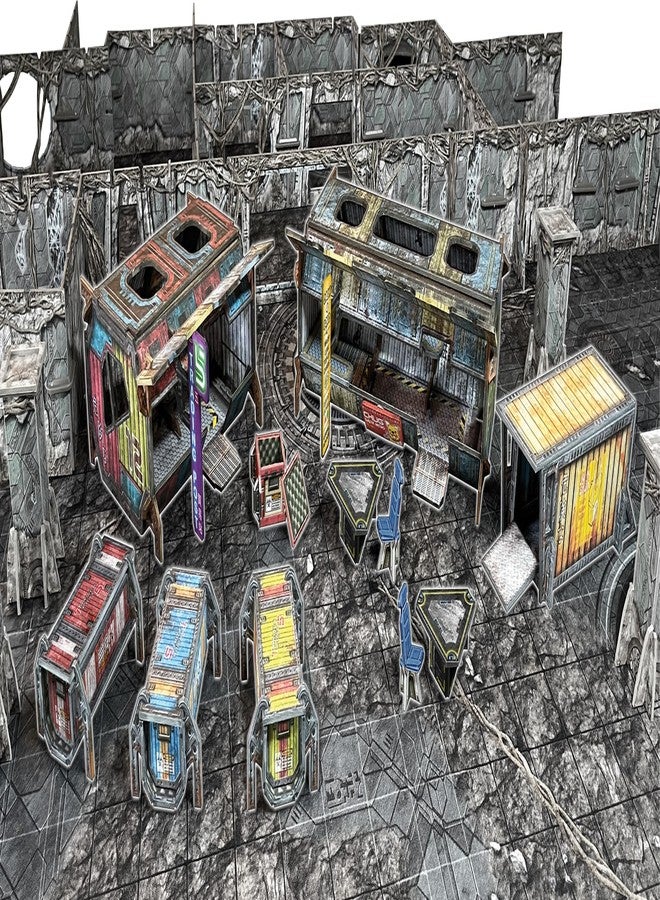 Battle Systems BSGCSE014 Core Space First Born Expansion- Trading Post 5-28mm Miniatures - Board Game - Modular 3D Terrain - Image 5